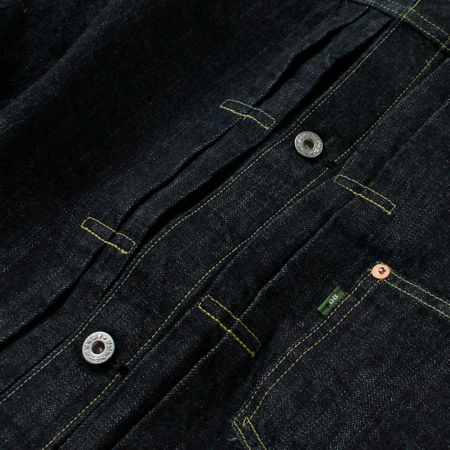 FOB FACTORY（FOBファクトリー） F2460 大戦モデル デニムブラウス ジャケット 日本製 / メンズ セルビッチ Gジャン | FOB FACTORY | 09