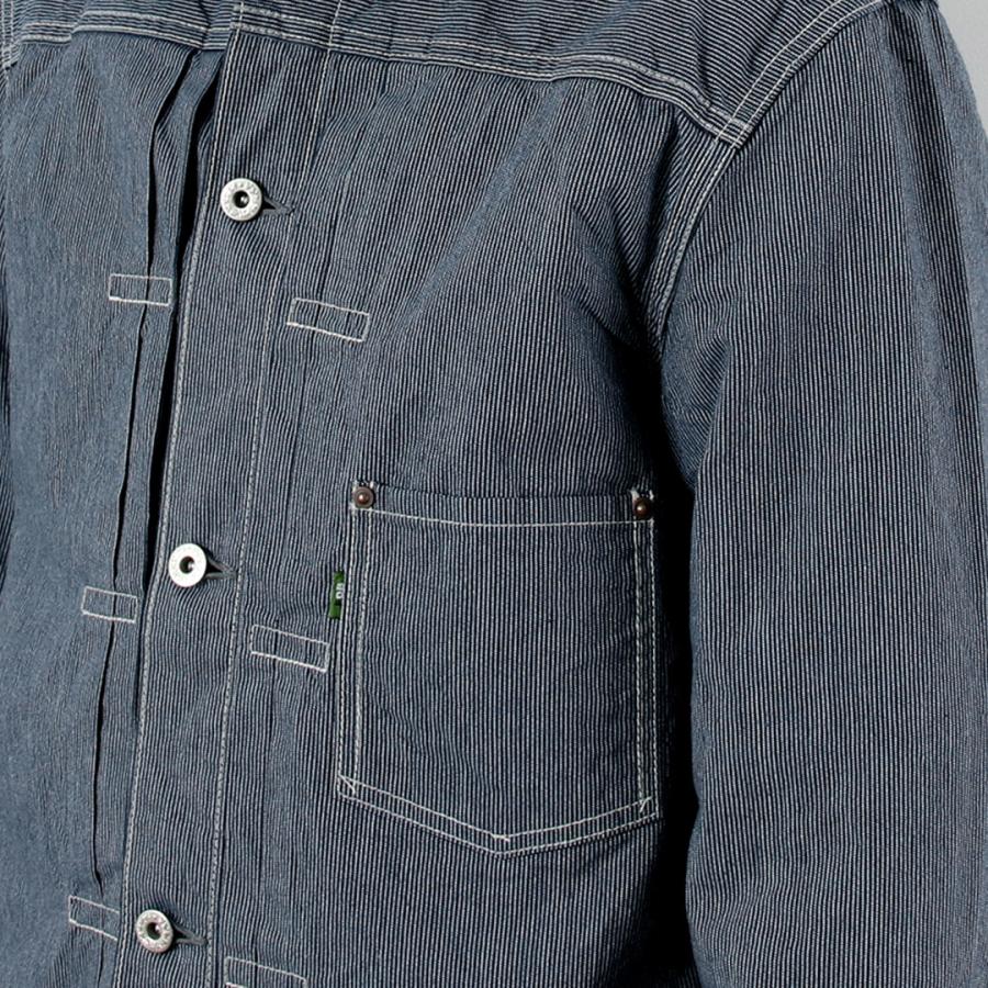 FOB FACTORY（FOBファクトリー） F2463 ヒッコリー 1stタイプ ジャケット 日本製 / メンズ アウター ワーク | FOB FACTORY | 09