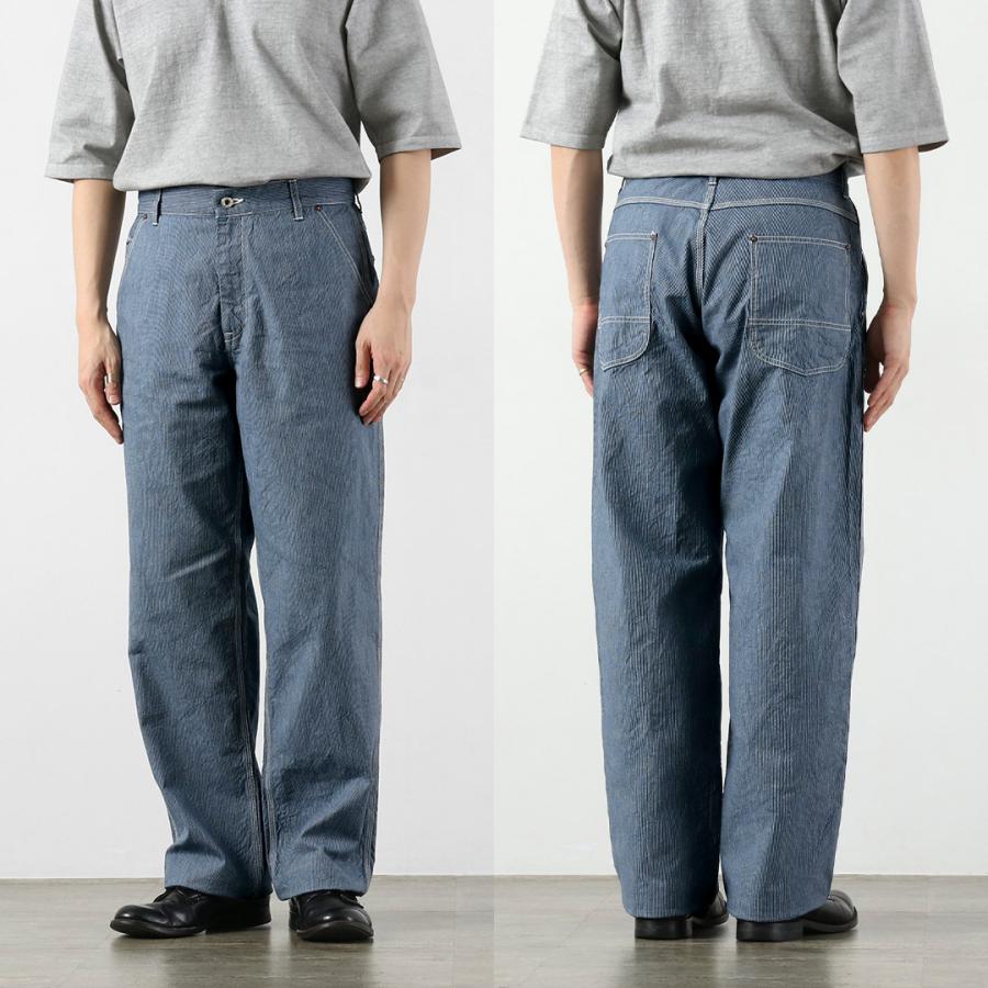 FOB FACTORY（FOBファクトリー） F0548 ヒッコリー ワークパンツ 日本製 / メンズ ワーク | FOB FACTORY | 12