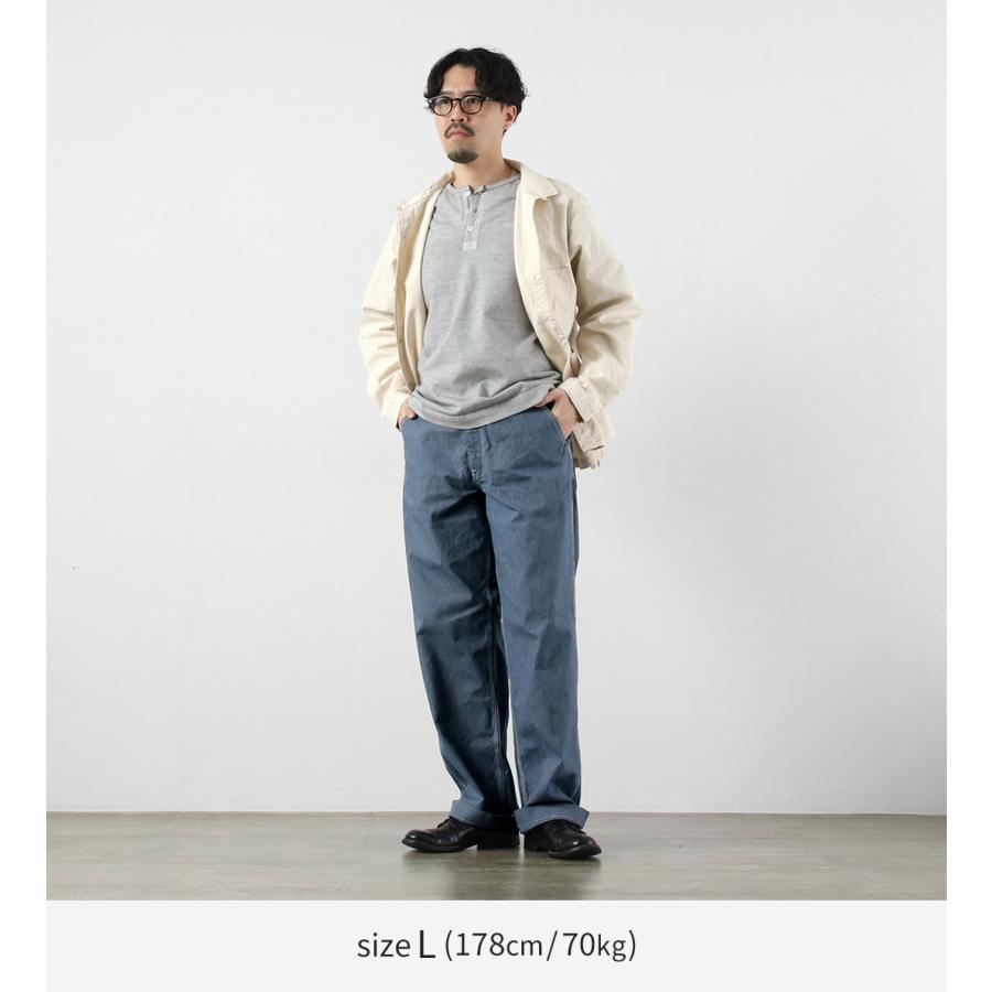 FOB FACTORY（FOBファクトリー） F0548 ヒッコリー ワークパンツ 日本製 / メンズ ワーク | FOB FACTORY | 03