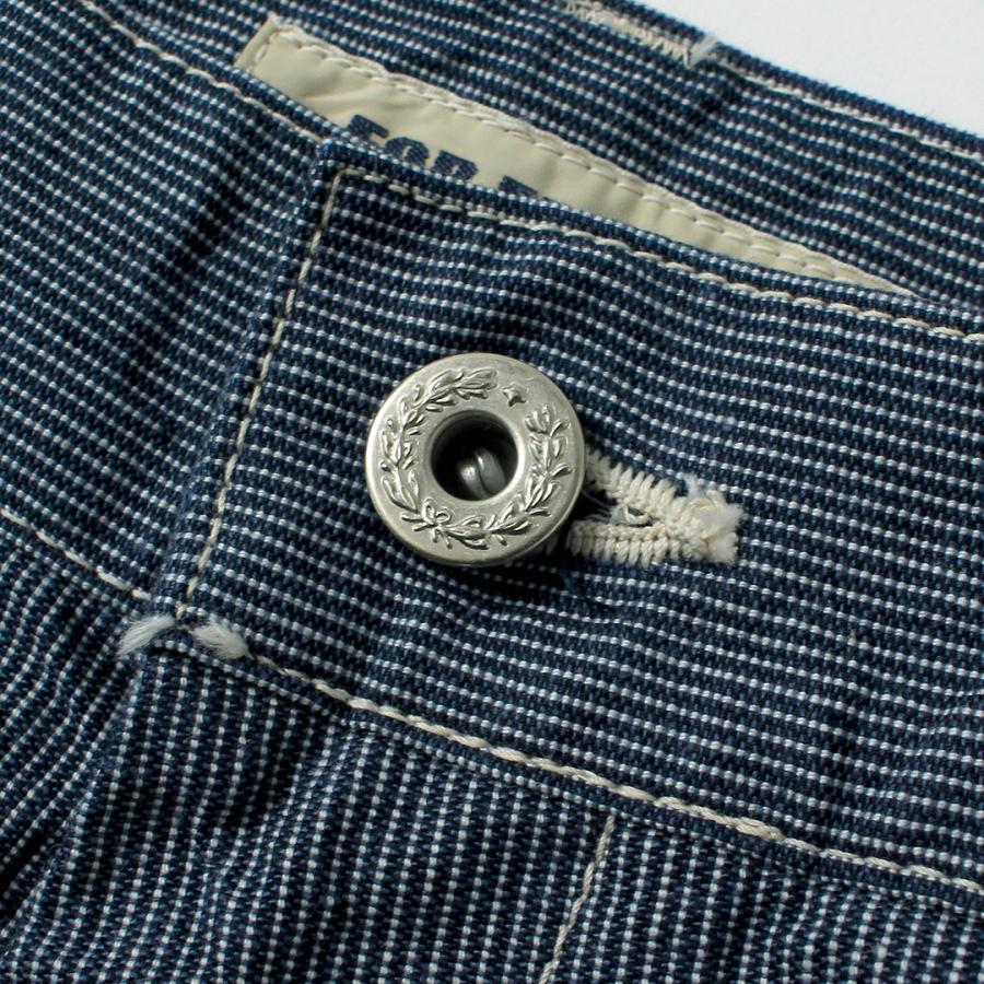 FOB FACTORY（FOBファクトリー） F0548 ヒッコリー ワークパンツ 日本製 / メンズ ワーク | FOB FACTORY | 08