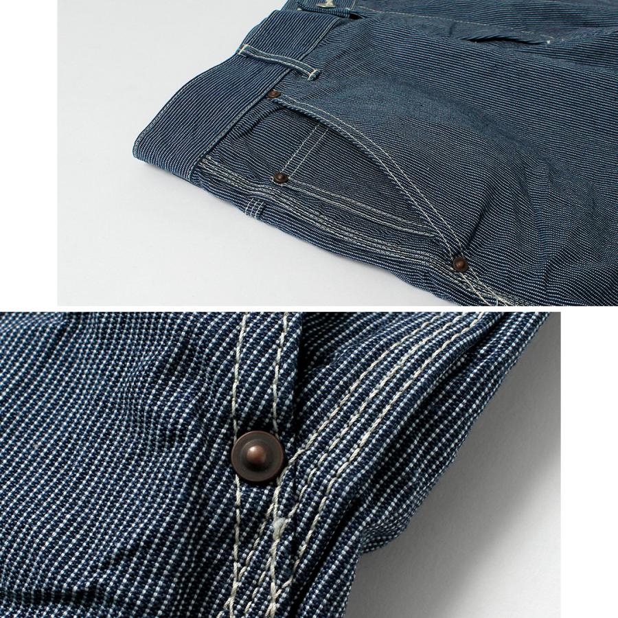 FOB FACTORY（FOBファクトリー） F0548 ヒッコリー ワークパンツ 日本製 / メンズ ワーク | FOB FACTORY | 09