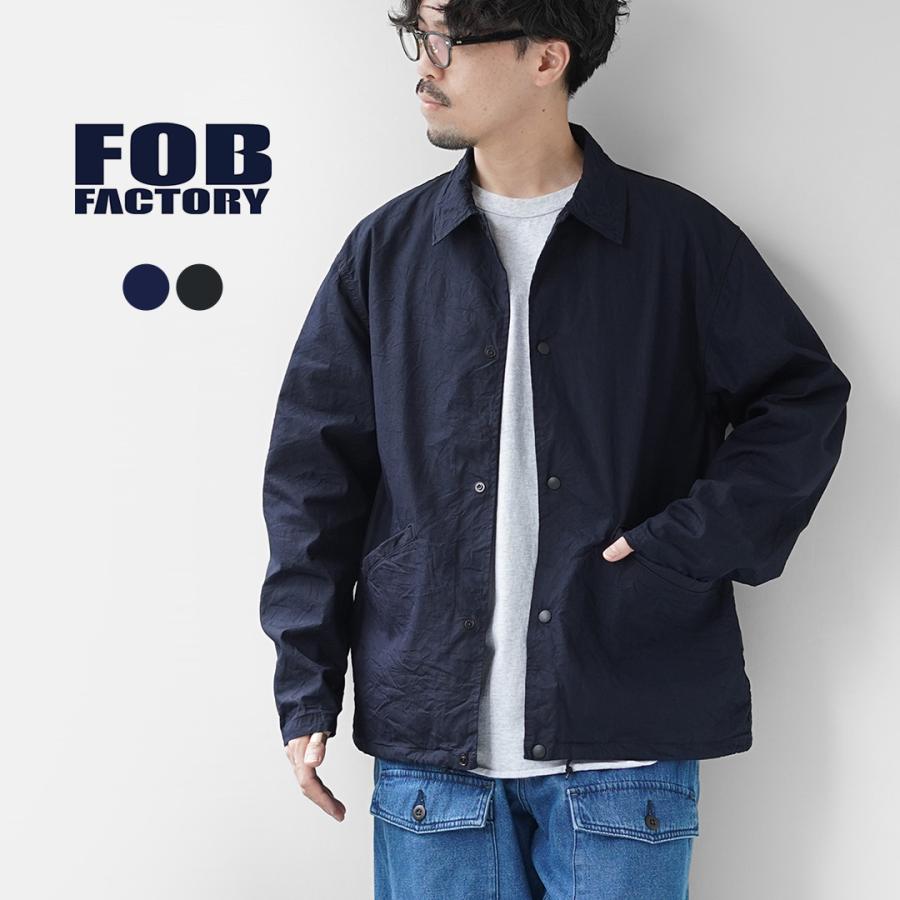 FOB FACTORY（F.O.Bファクトリー） F2462 ID ナイロン コーチジャケット 日本製 / メンズ ライトアウター | FOB FACTORY