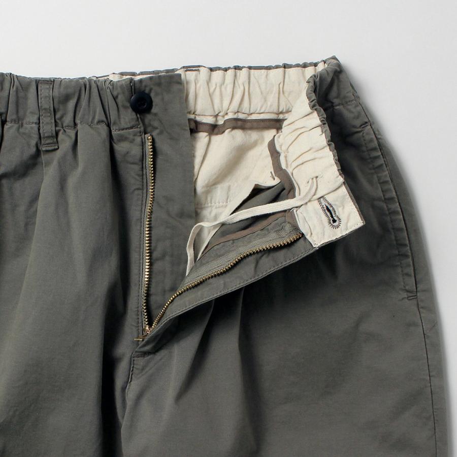 FOB FACTORY（F.O.Bファクトリー） F0549 ストレッチツイル イージーパンツ / メンズ コットン ウエストゴム 日本製 | FOB FACTORY | 12