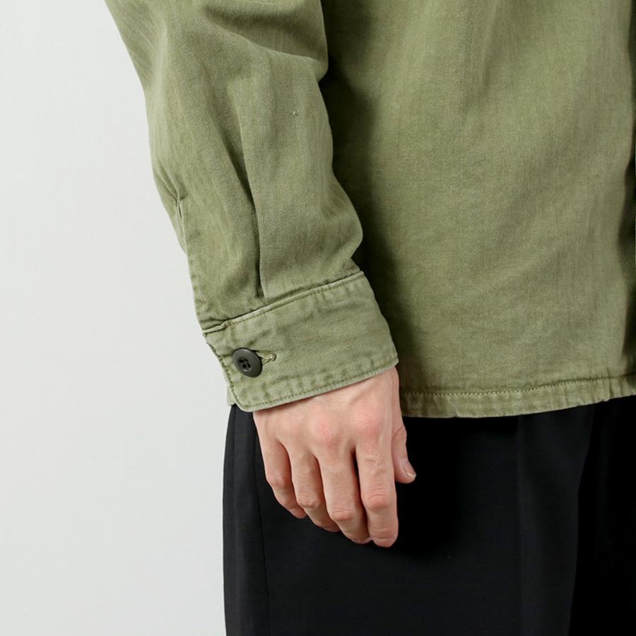 FOB FACTORY（FOBファクトリー） F2461 HBT ファティーグジャケット 日本製 / メンズ ミリタリー ヘリンボーンツイル | FOB FACTORY | 14