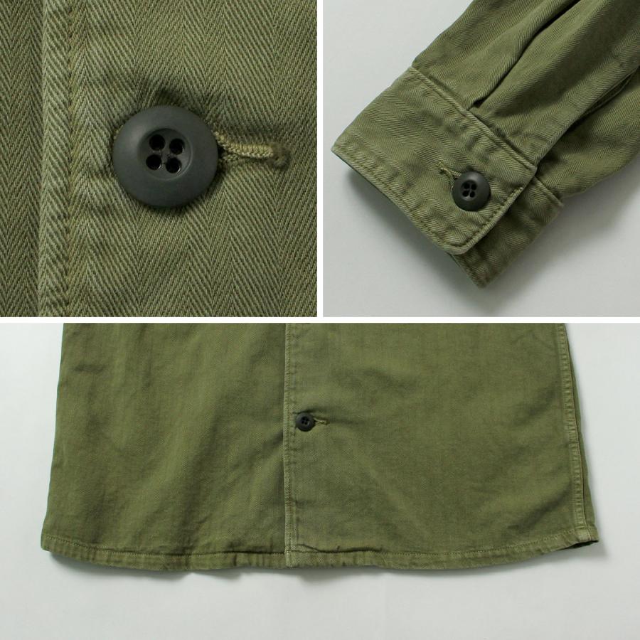 FOB FACTORY（FOBファクトリー） F2461 HBT ファティーグジャケット 日本製 / メンズ ミリタリー ヘリンボーンツイル | FOB FACTORY | 20