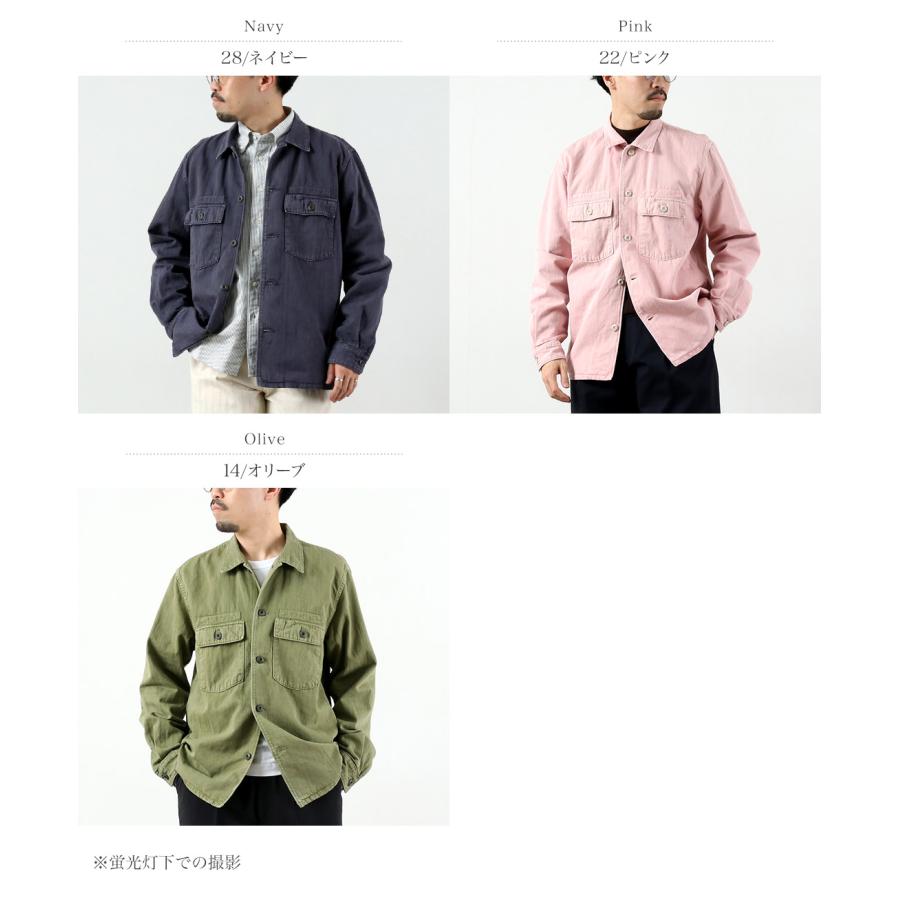 FOB FACTORY（FOBファクトリー） F2461 HBT ファティーグジャケット 日本製 / メンズ ミリタリー ヘリンボーンツイル | FOB FACTORY | 04