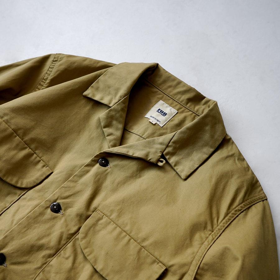 FOB FACTORY（FOBファクトリー） F3515 バットダイ ポプリン オープンカラーシャツ 日本製 / メンズ | FOB FACTORY | 13