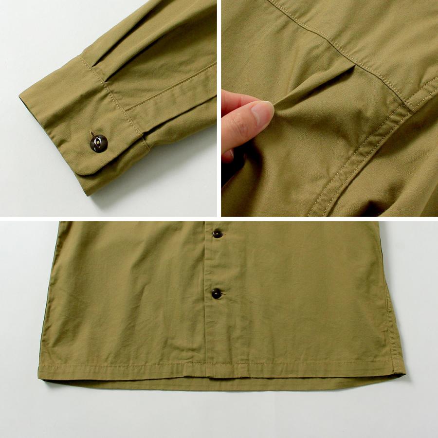 FOB FACTORY（FOBファクトリー） F3515 バットダイ ポプリン オープンカラーシャツ 日本製 / メンズ | FOB FACTORY | 16