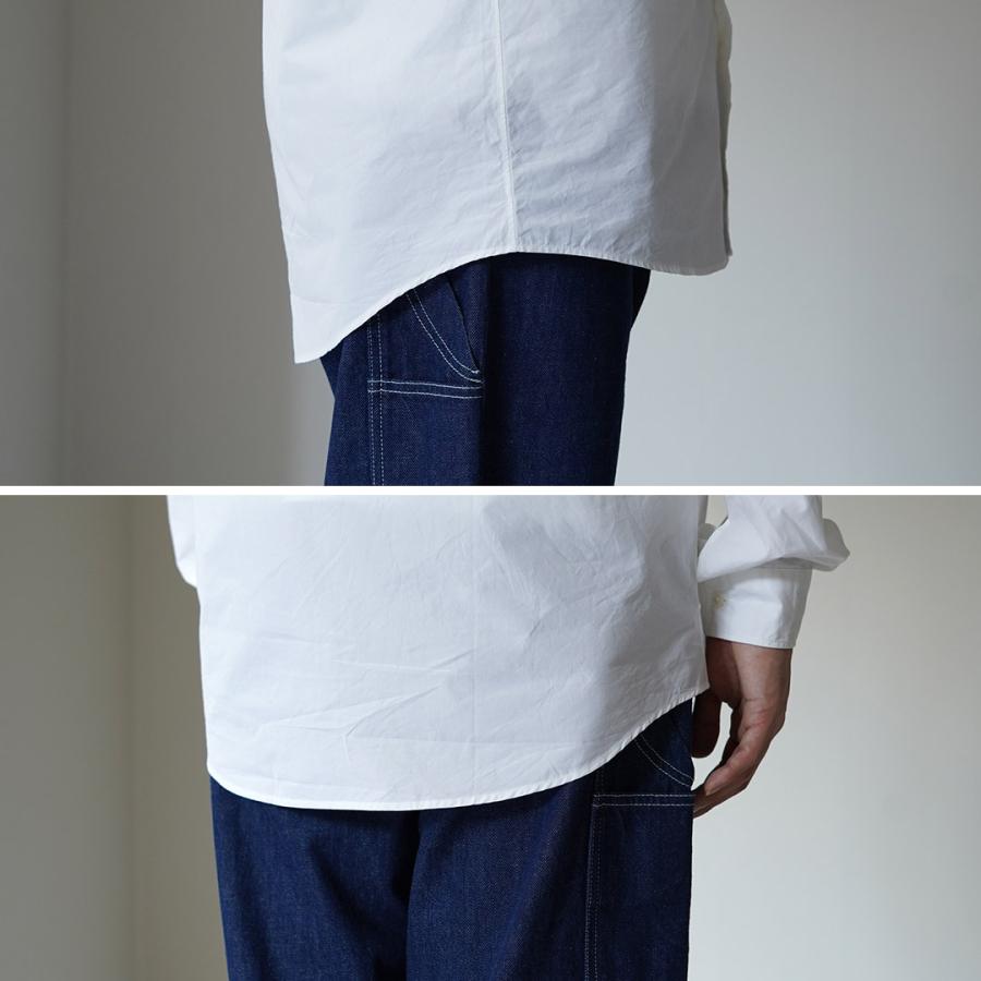 SHUTTLE NOTES（シャトルノーツ） 高密度ポプリン レギュラーカラーシャツ / メンズ シャツ 長袖 コットン 日本製 | shuttle notes | 12