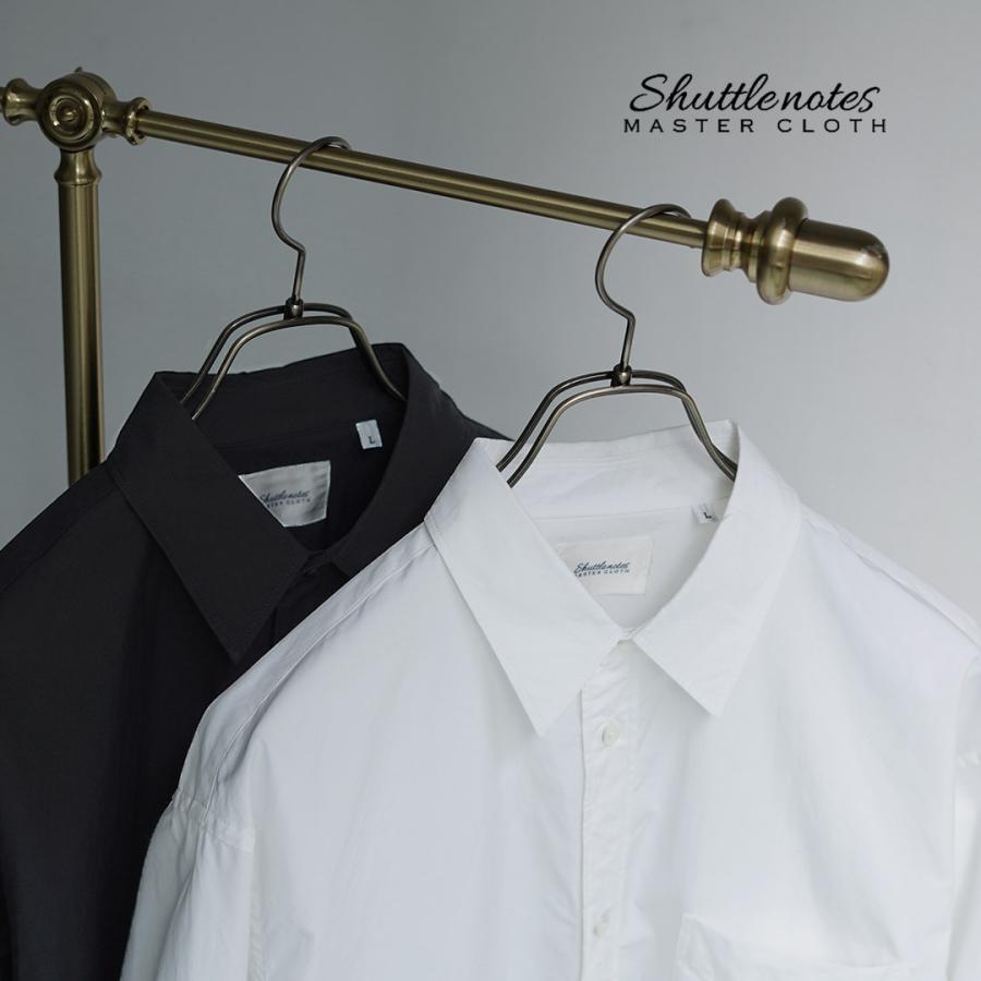 SHUTTLE NOTES（シャトルノーツ） 高密度ポプリン レギュラーカラーシャツ / メンズ シャツ 長袖 コットン 日本製 | shuttle notes | 07