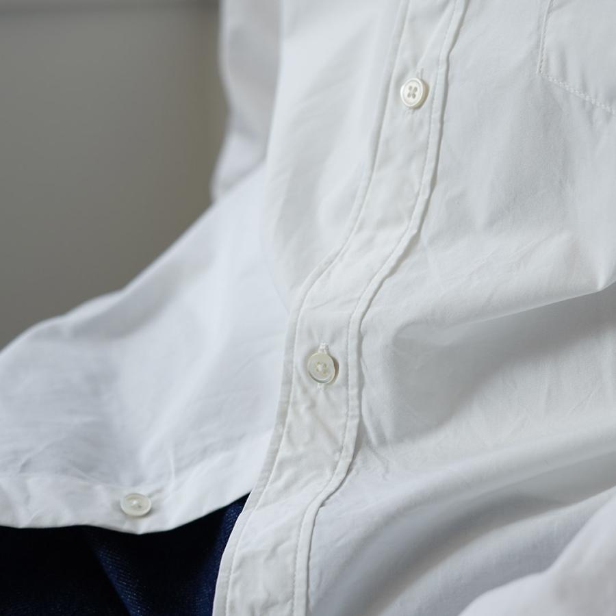 SHUTTLE NOTES（シャトルノーツ） 高密度ポプリン レギュラーカラーシャツ / メンズ シャツ 長袖 コットン 日本製 | shuttle notes | 09