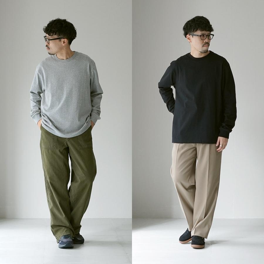 COTTON RESEARCH CLUB（コットン リサーチ クラブ） 6.6oz 長袖 丸胴Tシャツ / 無地 メンズ ロンT カットソー 日本製 |  | 07