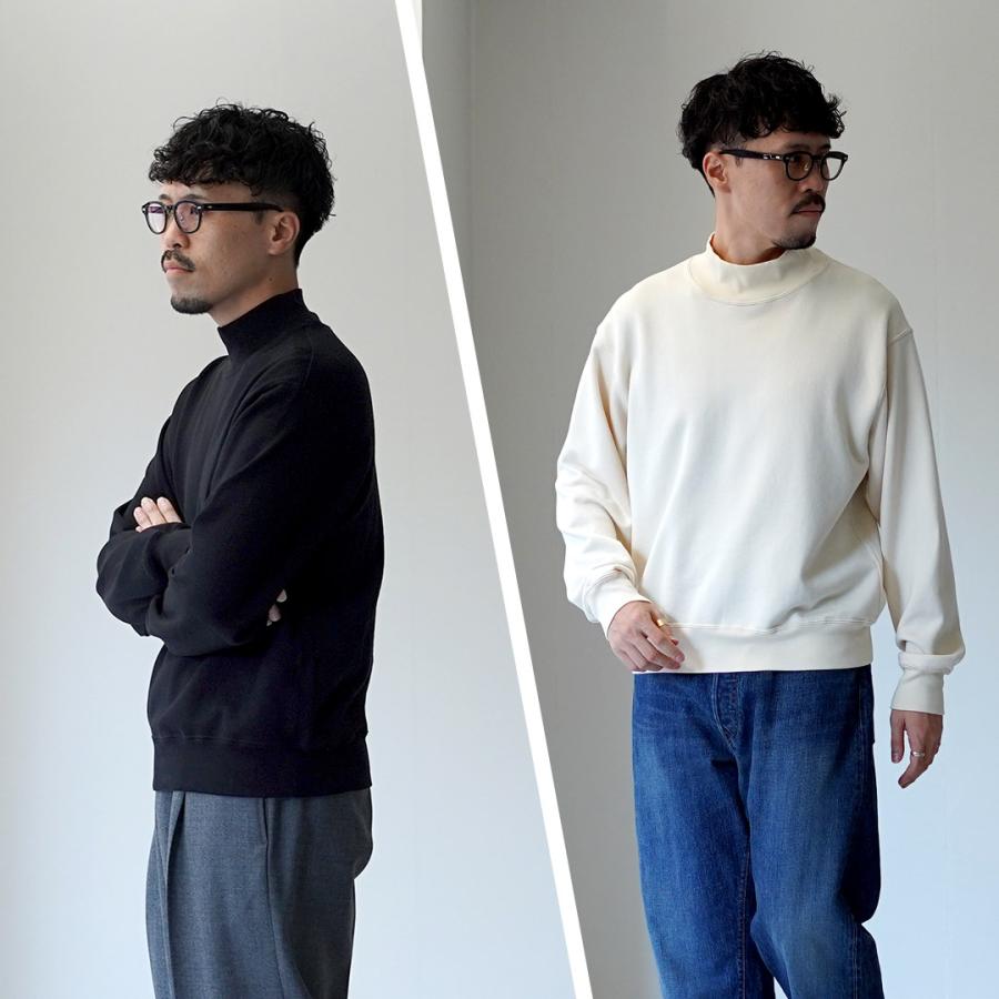 LIFiLL（リフィル） コットニー モックネック スウェット / メンズ