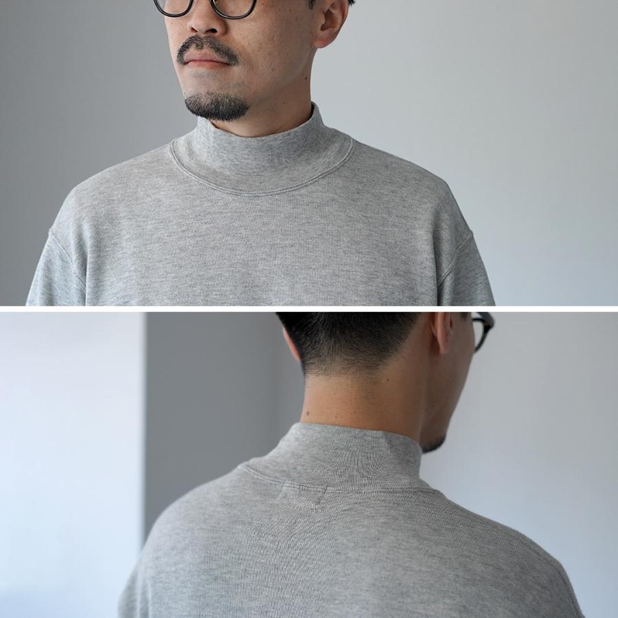LIFiLL（リフィル） コットニー モックネック スウェット / メンズ トップス 長袖 インナー スーピマコットン 無地 | LIFiLL | 10