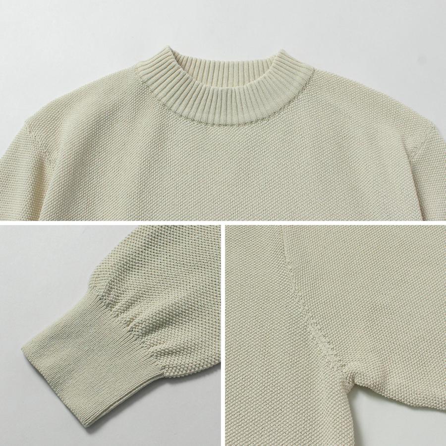 RINASCENTE（リナシェンテ） ハイブリッド ウォッシャブル 鹿の子沼ネック 長袖 ニットTシャツ 日本製 / メンズ コットン ポリエステル | Rinascente | 15