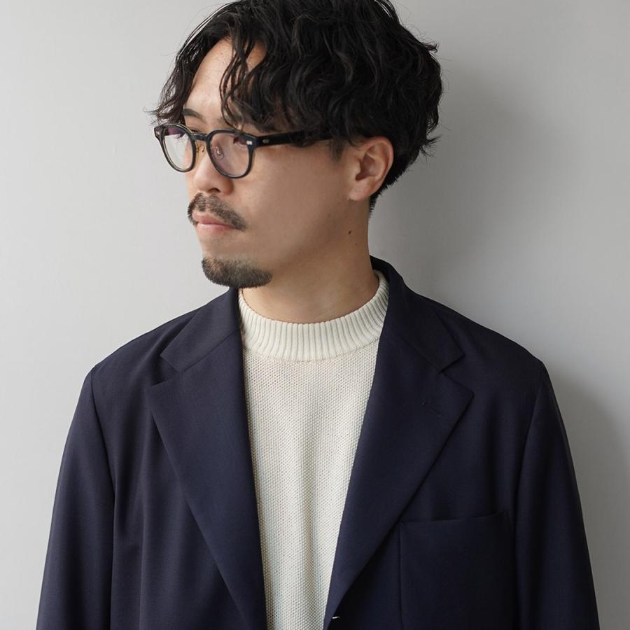 RINASCENTE（リナシェンテ） ハイブリッド ウォッシャブル 鹿の子沼ネック 長袖 ニットTシャツ 日本製 / メンズ コットン ポリエステル | Rinascente | 12