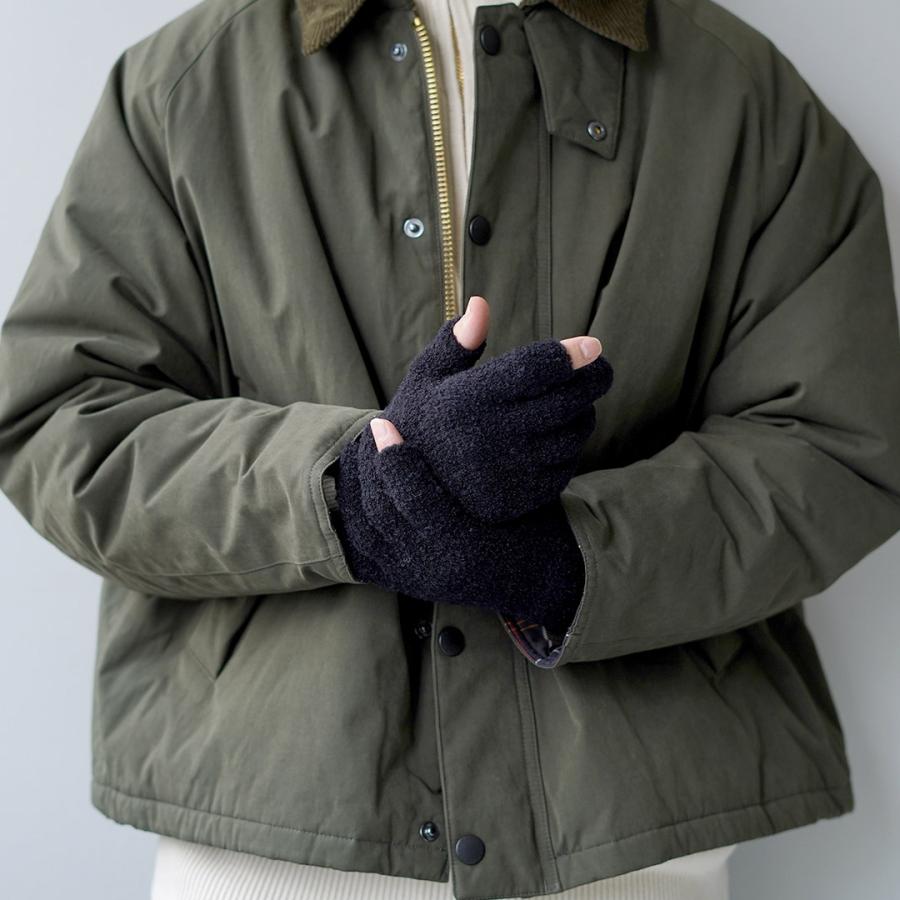 DECKA QUALITY SOCKS（デカ） 別注 アルパカ トリガーフィンガー グローブ / メンズ 手袋 ウール 日本製 SHOWATABE | decka Quality socks | 18