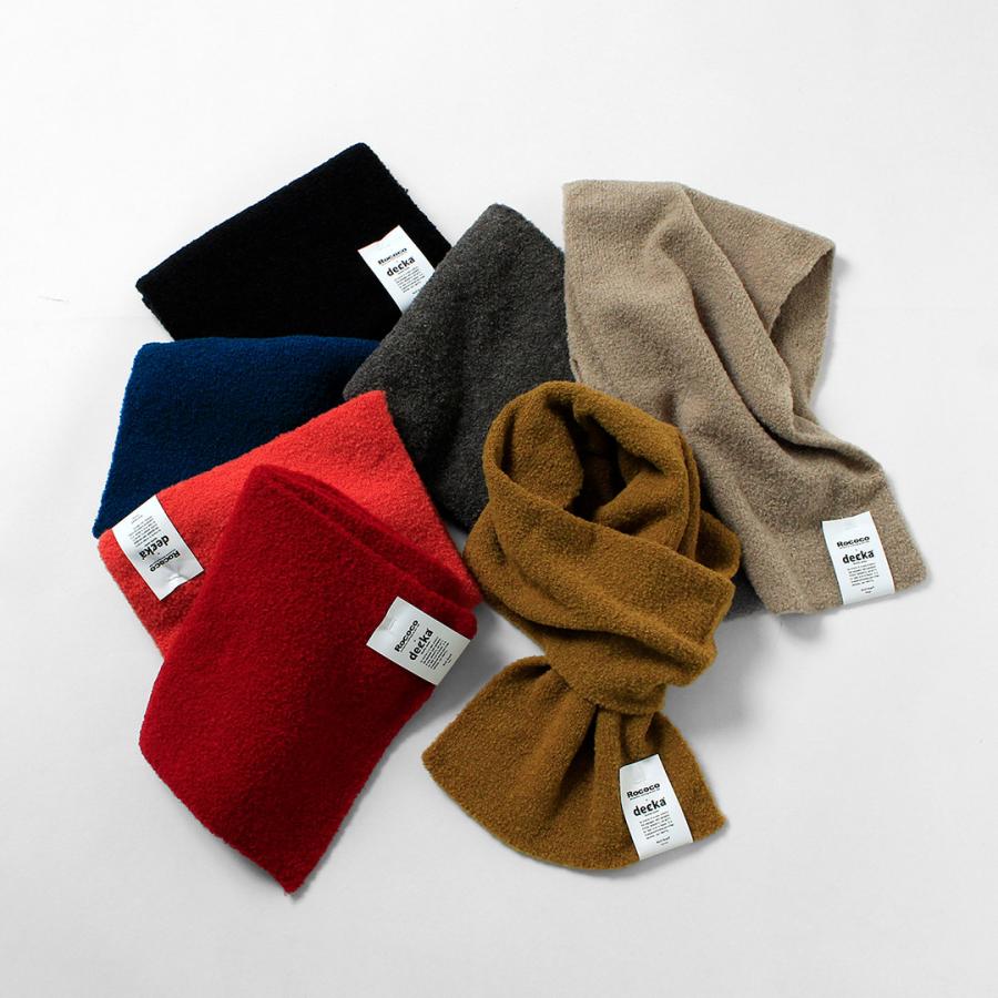 DECKA QUALITY SOCKS（デカ） 別注 アルパカ ニットスカーフ / メンズ マフラー 差し込みマフラー SHOWATABE | decka Quality socks | 10