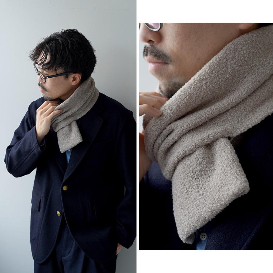 DECKA QUALITY SOCKS（デカ） 別注 アルパカ ニットスカーフ / メンズ マフラー 差し込みマフラー SHOWATABE | decka Quality socks | 12