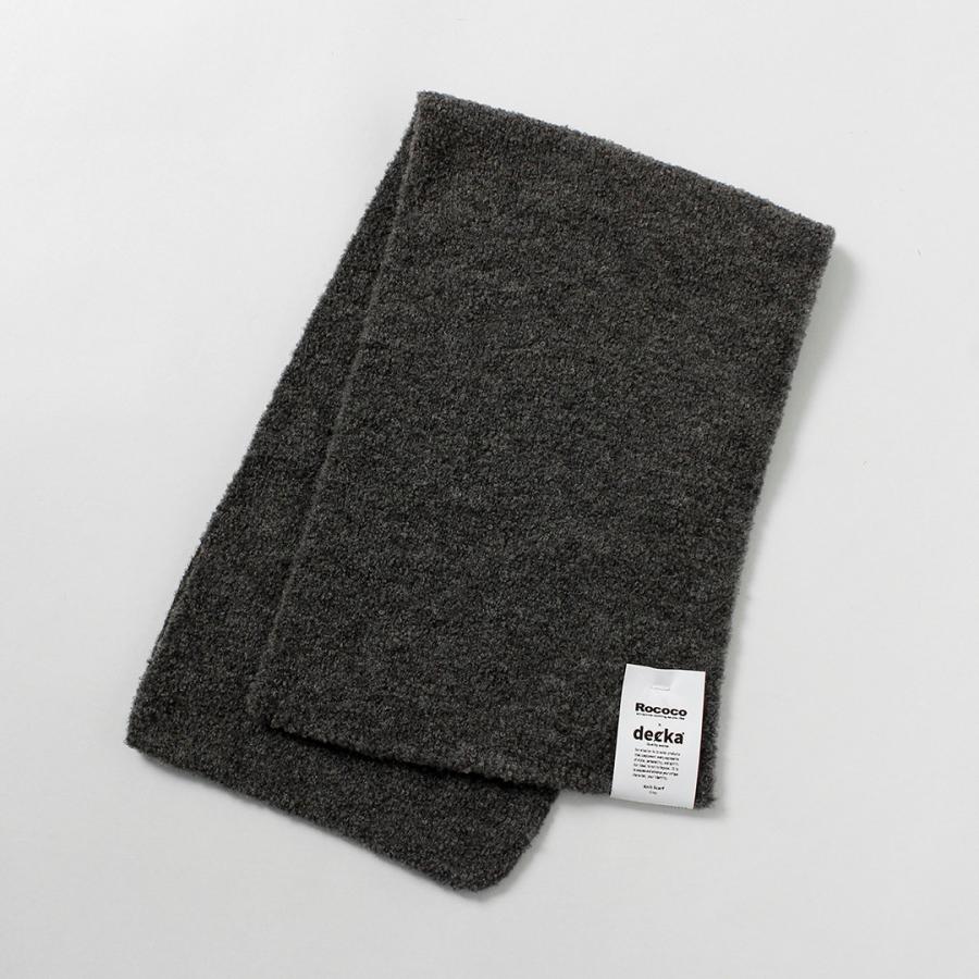 DECKA QUALITY SOCKS（デカ） 別注 アルパカ ニットスカーフ / メンズ マフラー 差し込みマフラー SHOWATABE | decka Quality socks | 14