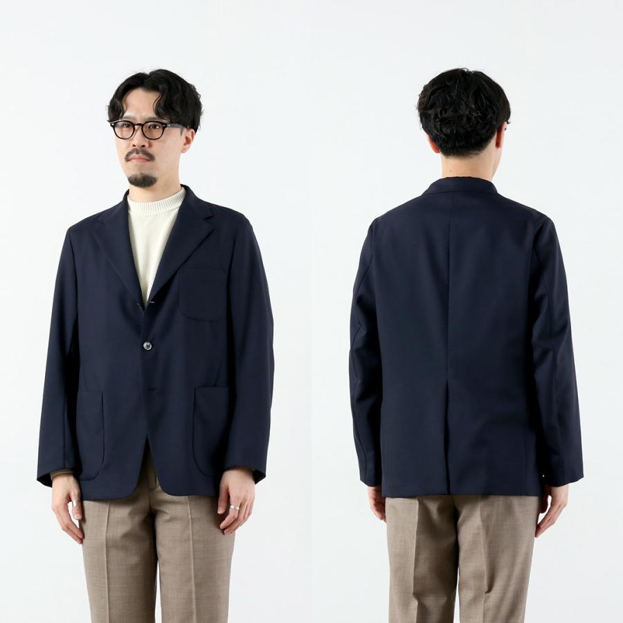D.C.WHITE（ディーシーホワイト） サマーウール アンコンジャケット 日本製 / メンズ スーツ 紺ブレ | D.C.WHITE | 12