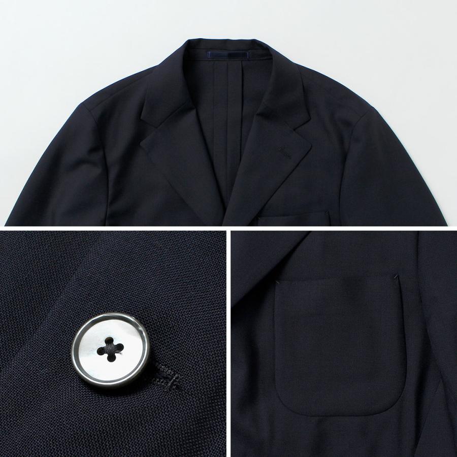 D.C.WHITE（ディーシーホワイト） サマーウール アンコンジャケット 日本製 / メンズ スーツ 紺ブレ | D.C.WHITE | 13