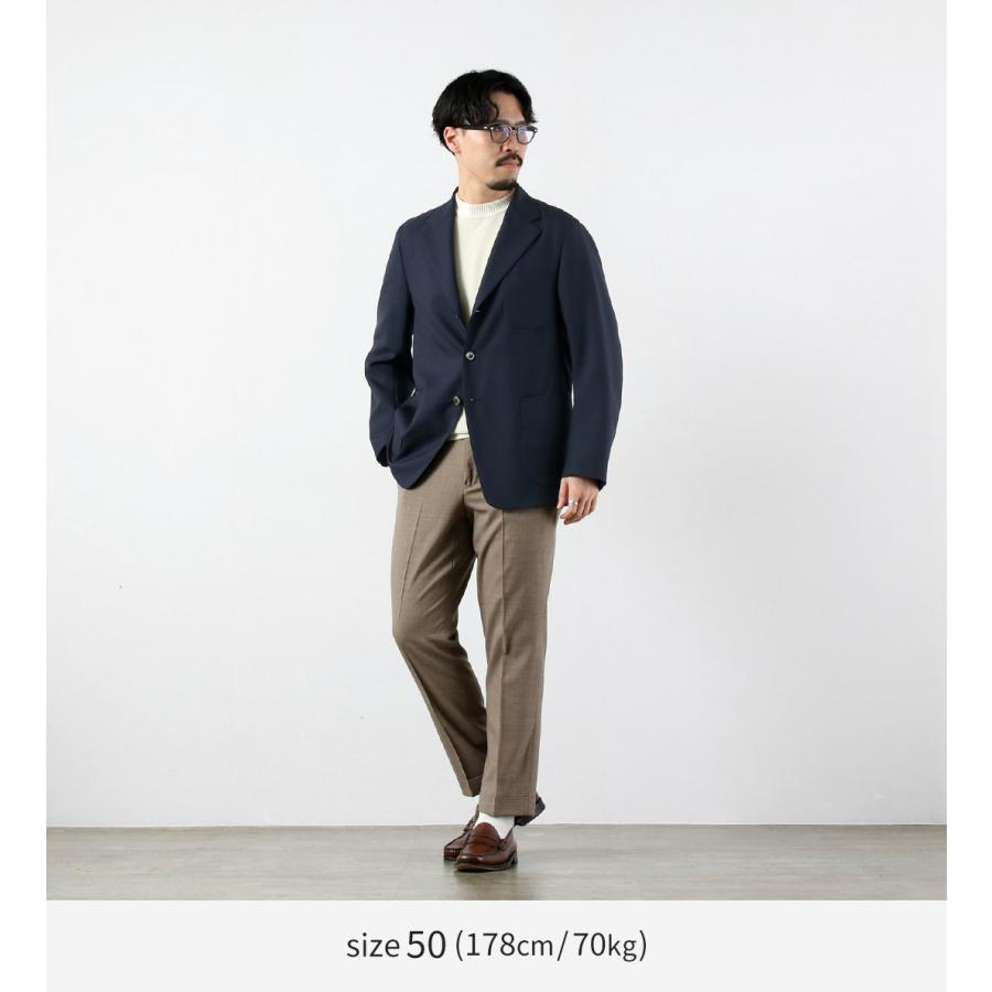 D.C.WHITE（ディーシーホワイト） サマーウール アンコンジャケット 日本製 / メンズ スーツ 紺ブレ | D.C.WHITE | 03