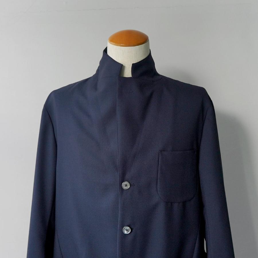 D.C.WHITE（ディーシーホワイト） サマーウール アンコンジャケット 日本製 / メンズ スーツ 紺ブレ | D.C.WHITE | 08