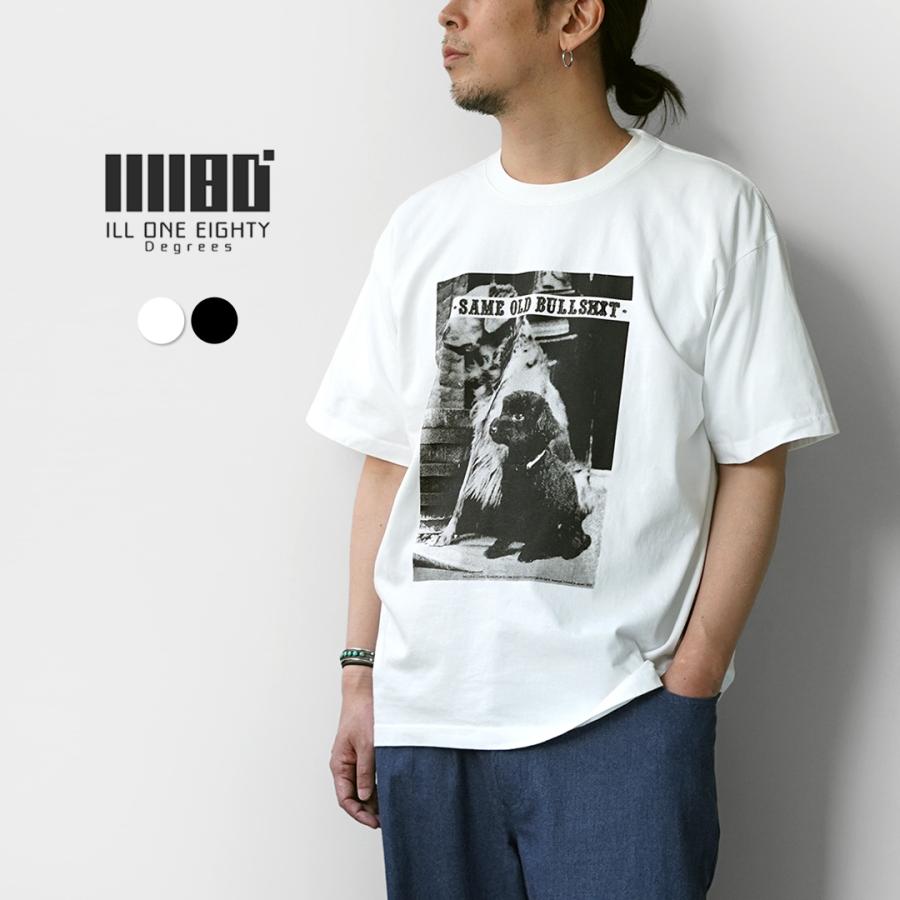 ILL ONE EIGHTY（イルワンエイティー） ドギードッグ Tシャツ / メンズ 半袖 丸胴 フォトプリント | 