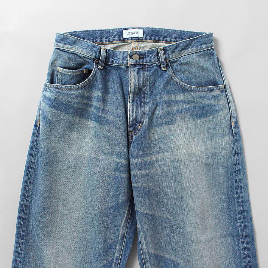 SATURDAYS NYC（サタデーズ ニューヨークシティ） タケル リラックスド デニム パンツ ワイドストレート 日本製 / メンズ | Saturdays NYC | 08