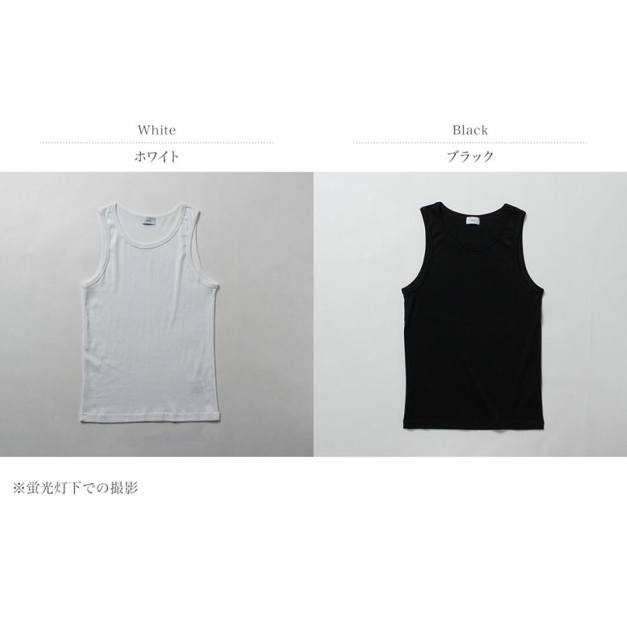 LIFiLL（リフィル） コットニー タンクトップ メンズ 日本製 / COTTONY ノースリーブ スーピマコットン | LIFiLL | 03