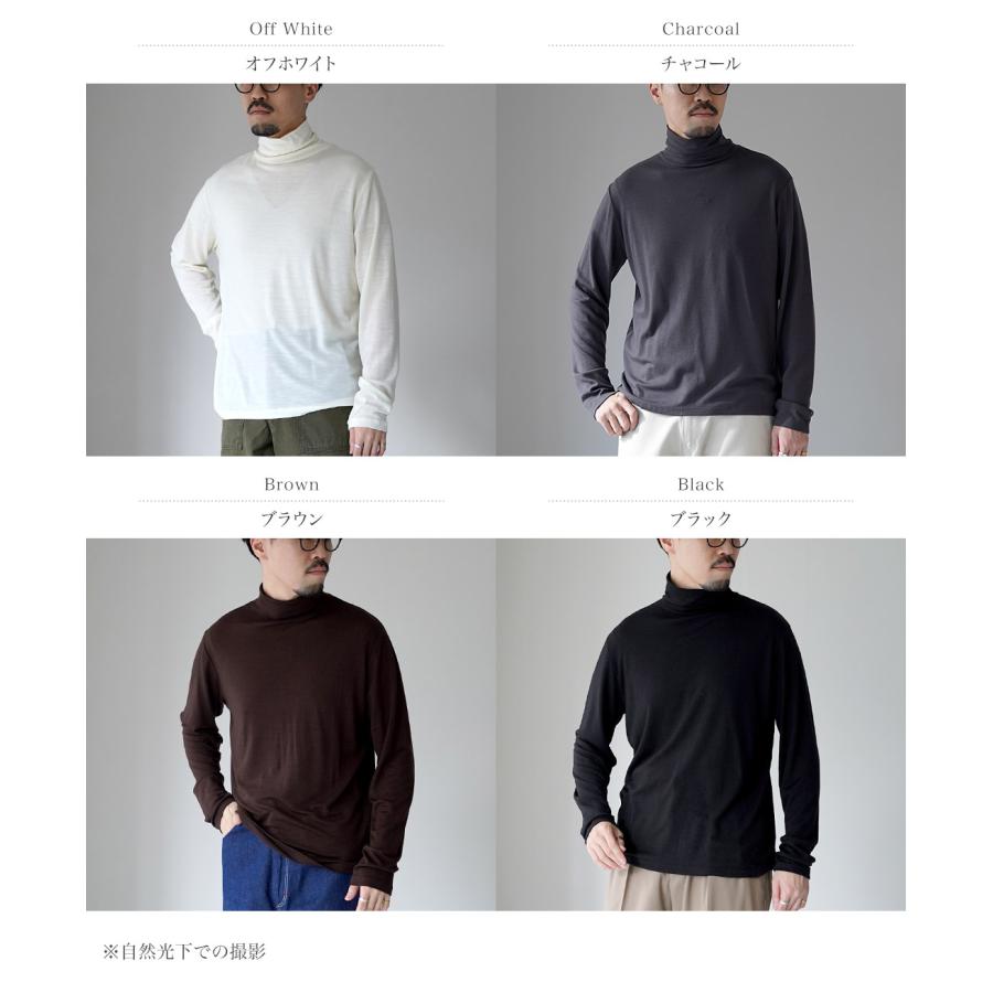 LIFiLL（リフィル） ウーリッシュ ハイネック ロングスリーブ TEE メンズ / メンズ トップス カットソー 長袖 ウール | LIFiLL | 05