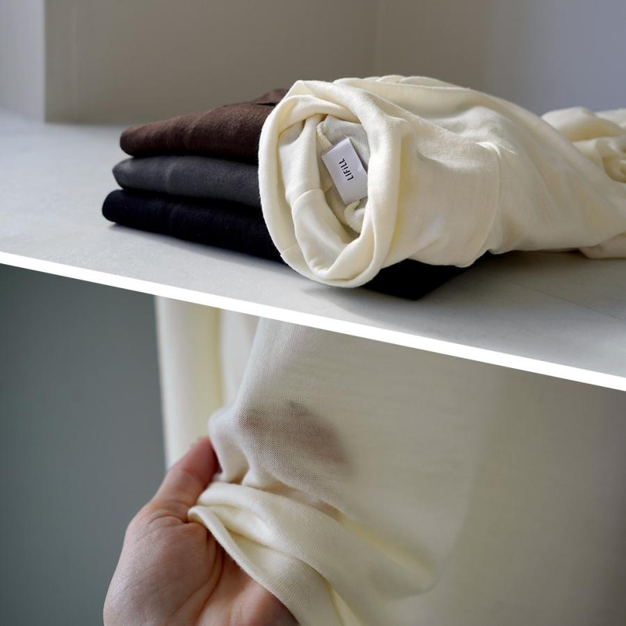 LIFiLL（リフィル） ウーリッシュ ハイネック ロングスリーブ TEE メンズ / メンズ トップス カットソー 長袖 ウール | LIFiLL | 12