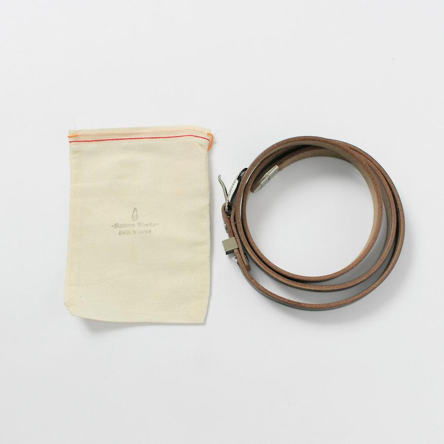 BUTTON WORKS（ボタンワークス） 別注 N＆J ウェスタンベルト ナローベルト / メンズ 本革 レザー 細め カジュアル 日本製 | Button Works | 12