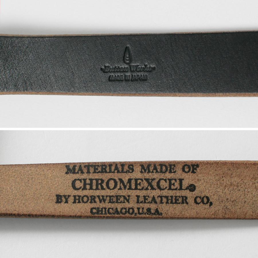 BUTTON WORKS（ボタンワークス） 別注 N＆J ウェスタンベルト ナローベルト / メンズ 本革 レザー 細め カジュアル 日本製 | Button Works | 06