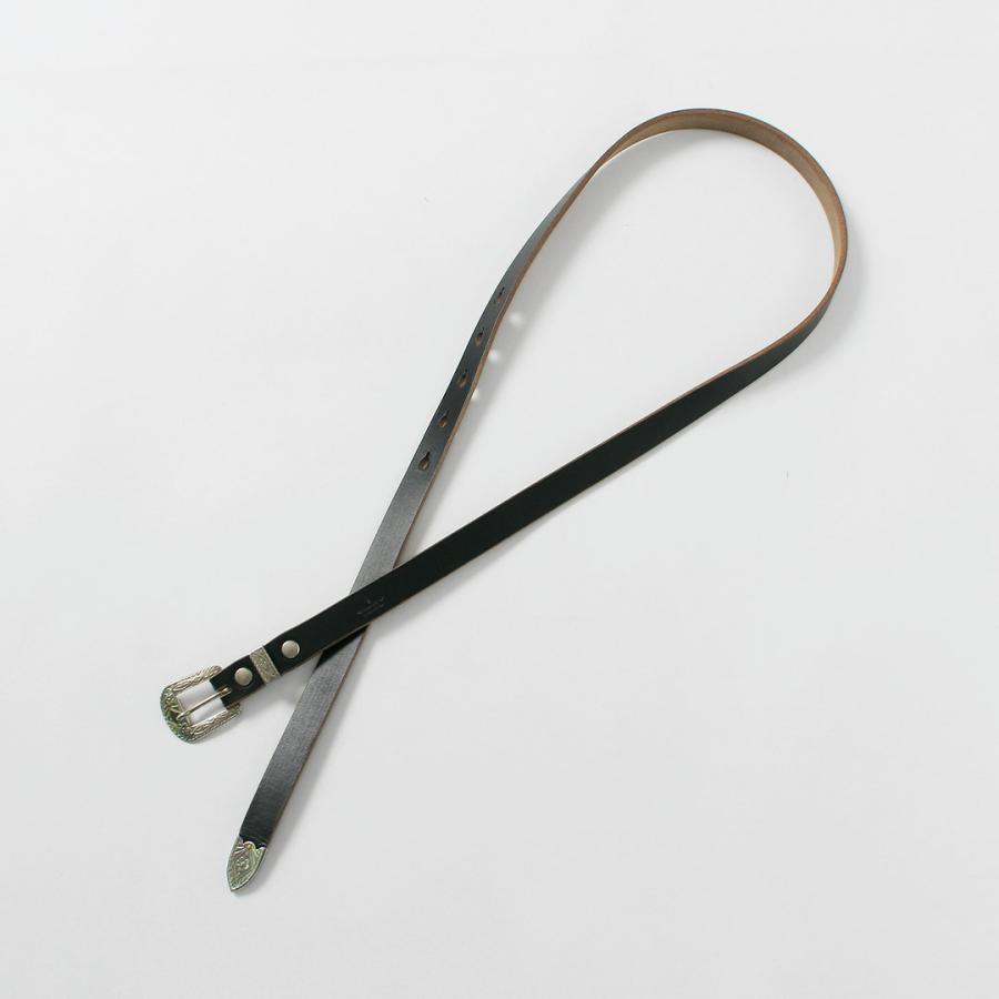 BUTTON WORKS（ボタンワークス） 別注 N＆J ウェスタンベルト ナローベルト / メンズ 本革 レザー 細め カジュアル 日本製 | Button Works | 07