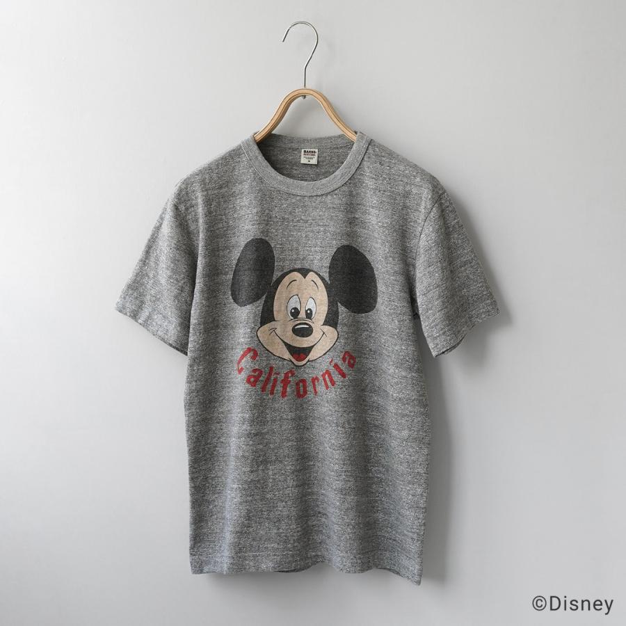 BARNS OUTFITTERS（バーンズ アウトフィッターズ） 吊編み ミッキー Tシャツ 日本製 / メンズ 半袖 | BARNS OUTFITTERS | 04