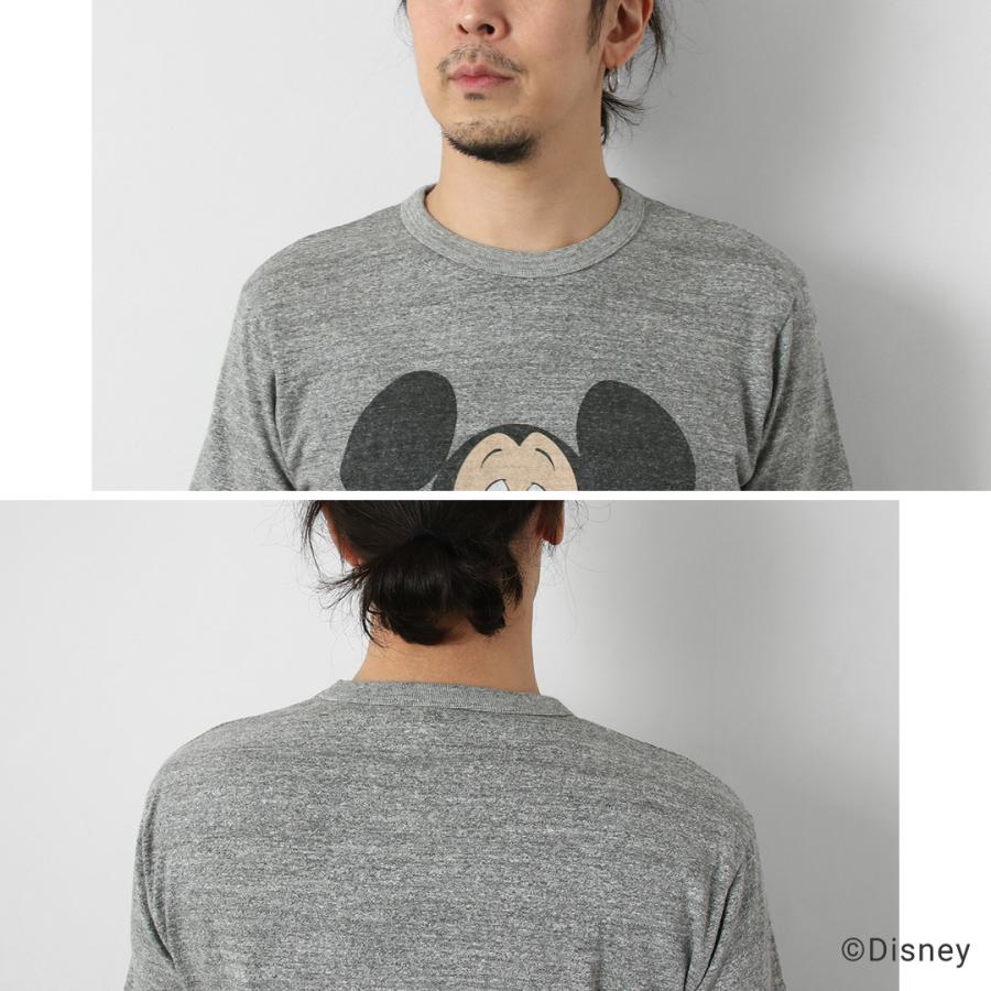 BARNS OUTFITTERS（バーンズ アウトフィッターズ） 吊編み ミッキー Tシャツ 日本製 / メンズ 半袖 | BARNS OUTFITTERS | 11