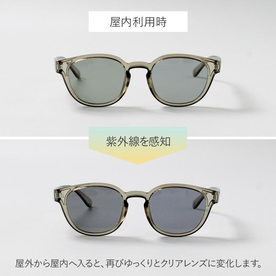 JUGAAD14（ジュガード14） コーヴ クリア サングラス フレンチ ウエリントン 日本製 / UVカット 偏光 調光 カラーレンズ | Jugaad14 | 16