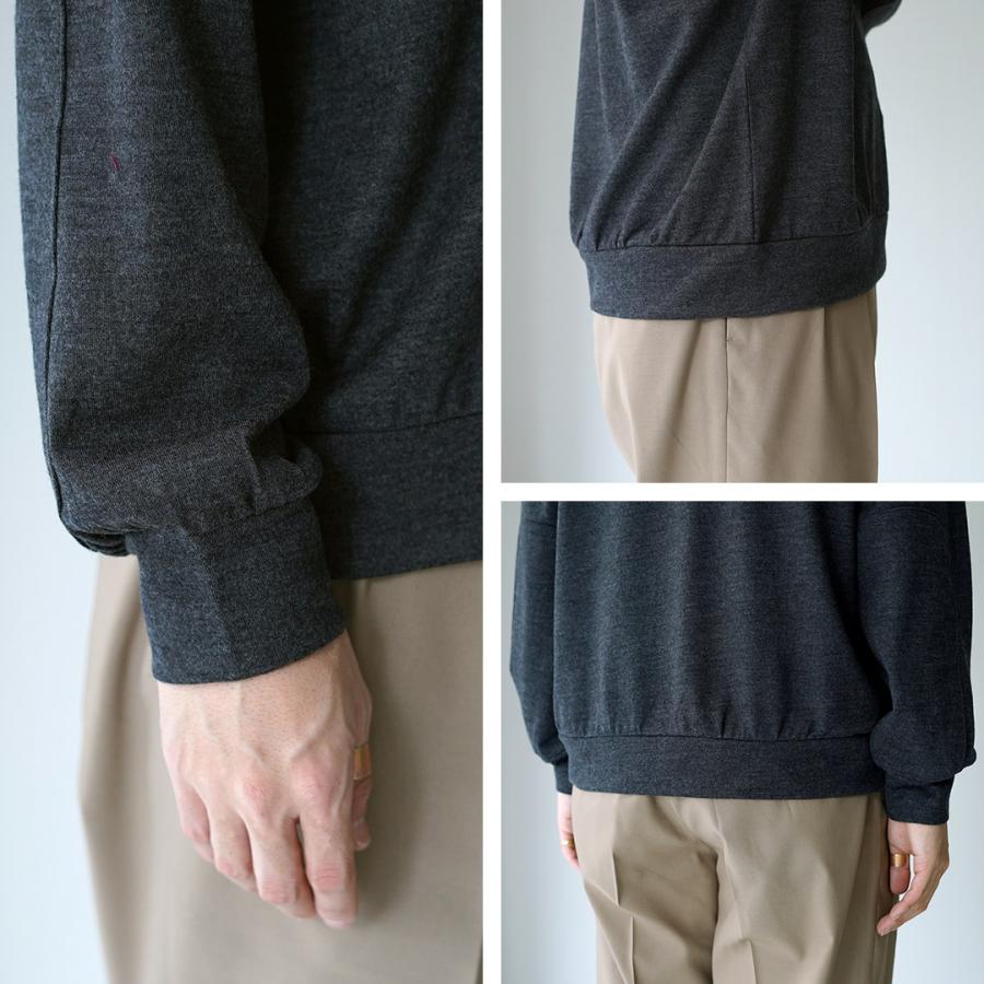 KEMA DESIGNS（ケマデザインズ） ウォッシャブルウール エルボーパッチ ニットTee / メンズ カットソー トップス 日本製 | kema designs | 13