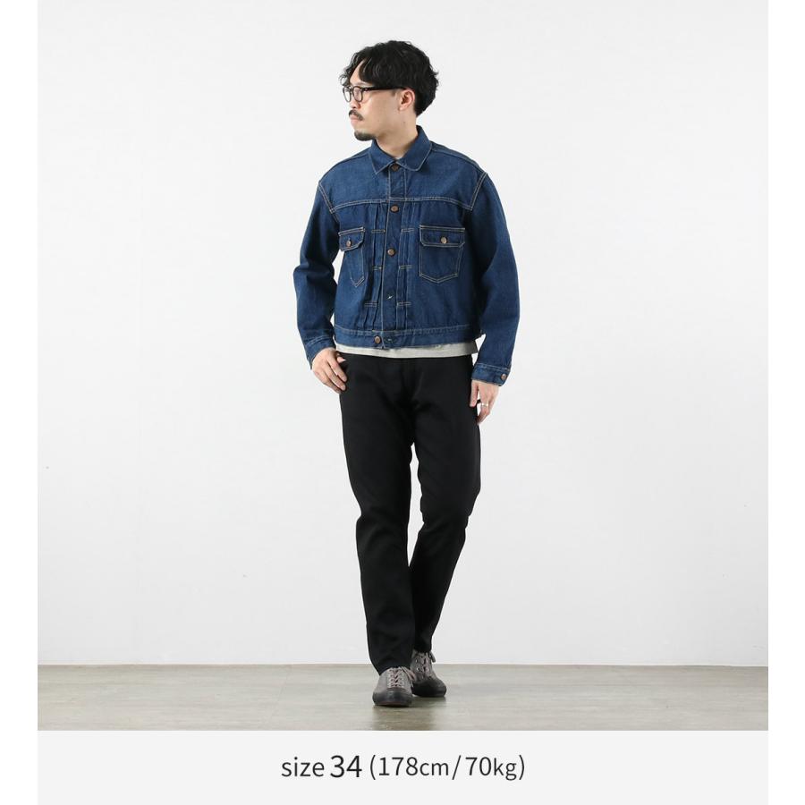 Blue refabric（ブルーリファブリック） 8oz セミワイドテーパード 5Pブラックジーンズ 日本製 / メンズ デニム 夏デニム  デニム ジーパン | JAPAN BLUE JEANS | 03