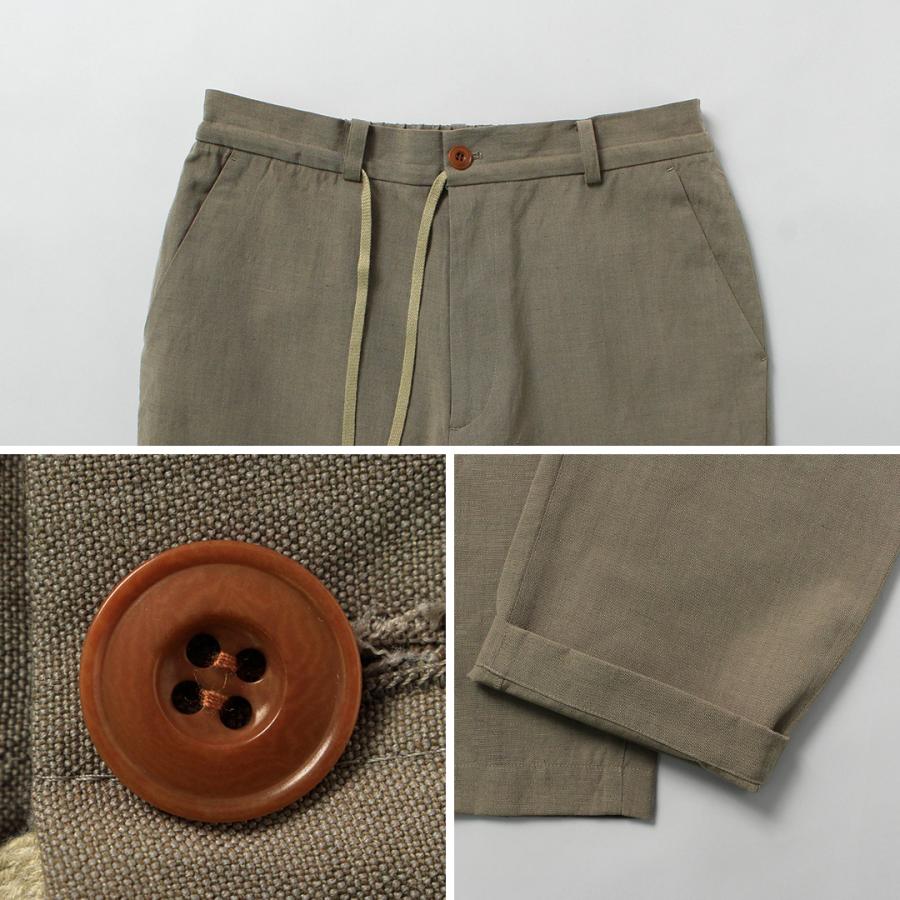 KEMA DESIGNS（ケマデザイン） スピンドル リネンイージートラウザー パンツ 日本製 / メンズ 麻 | kema designs | 15