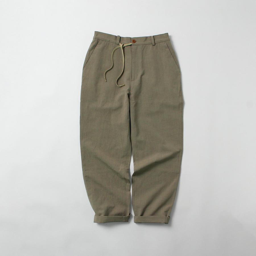 KEMA DESIGNS（ケマデザイン） スピンドル リネンイージートラウザー パンツ 日本製 / メンズ 麻 | kema designs | 05