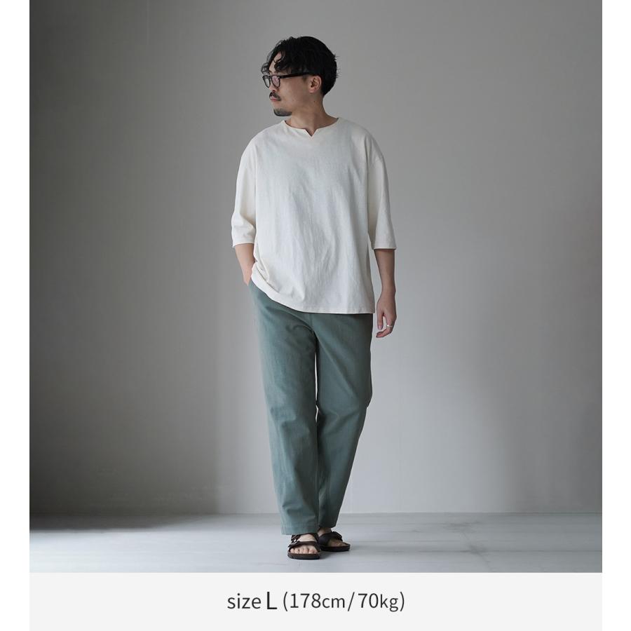 KEMA DESIGNS（ケマデザイン） スピンドル リネンイージートラウザー パンツ 日本製 / メンズ 麻 | kema designs | 06