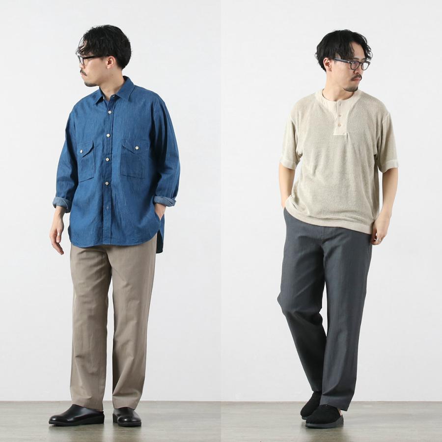 KEMA DESIGNS（ケマデザイン） スピンドル リネンイージートラウザー パンツ 日本製 / メンズ 麻 | kema designs | 07