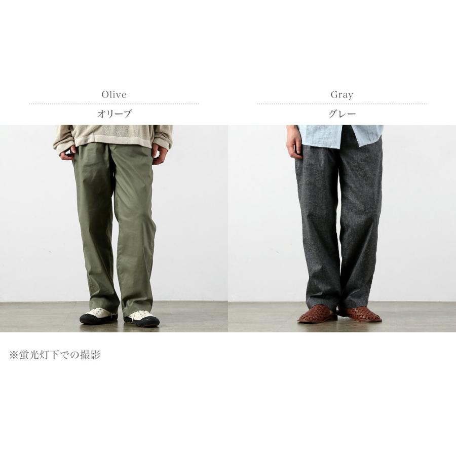 KEMA DESIGNS（ケマデザインズ） タック レイジーパンツ 日本製 / メンズ 麻 イージーパンツ スラックス |  | 03