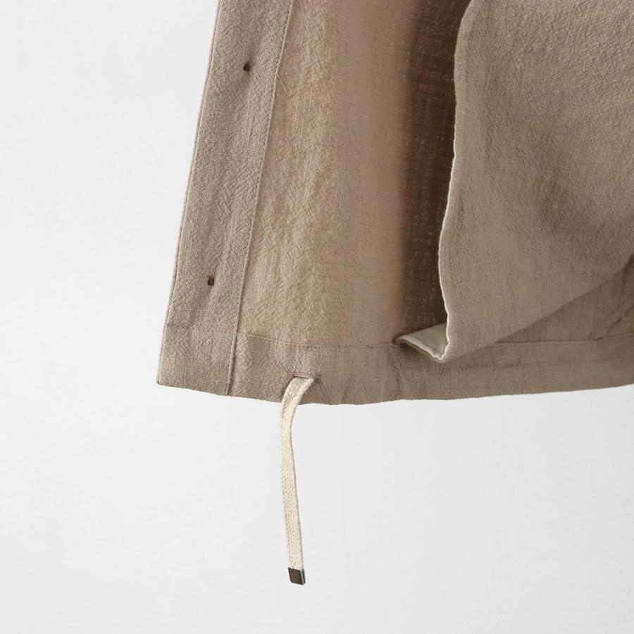 KEMA DESIGNS（ケマデザインズ） 綿麻 アンイーブン ビーチパーカ 日本製 / メンズ ラミー | kema designs | 14