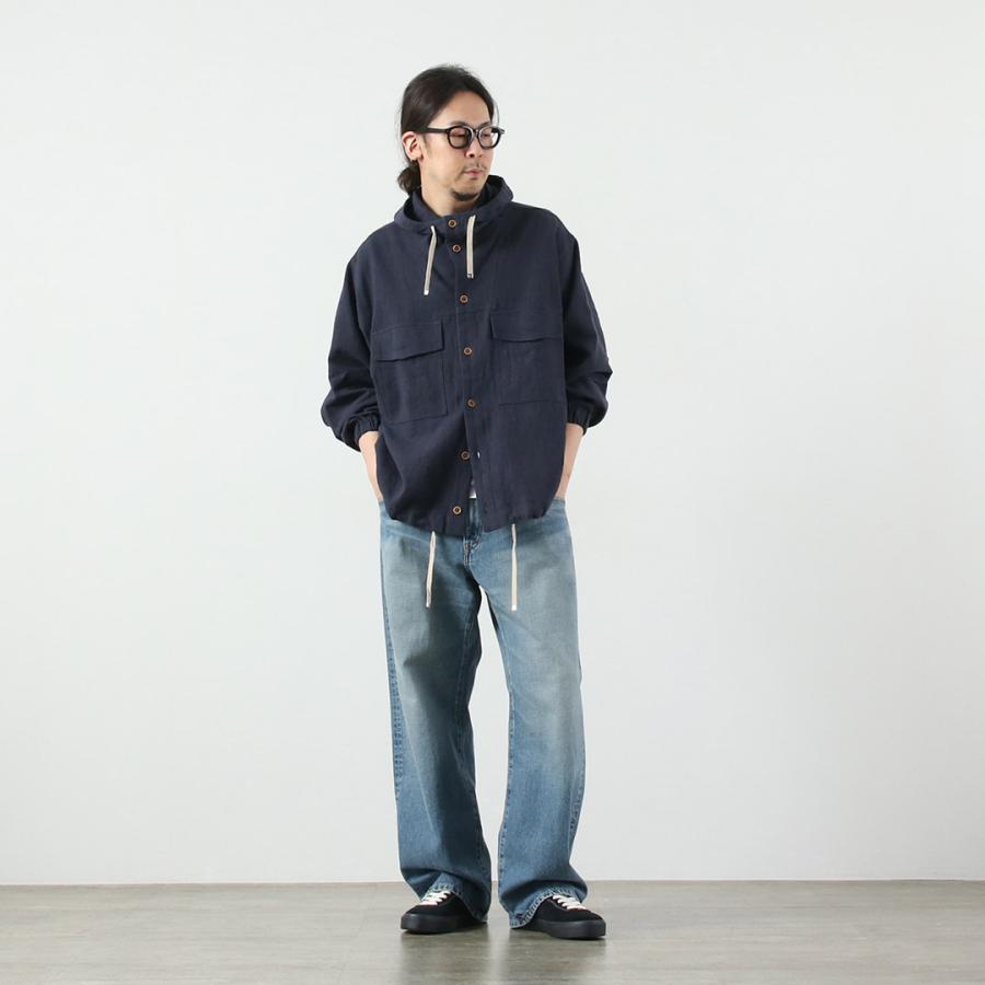 KEMA DESIGNS（ケマデザインズ） 綿麻 アンイーブン ビーチパーカ 日本製 / メンズ ラミー | kema designs | 17