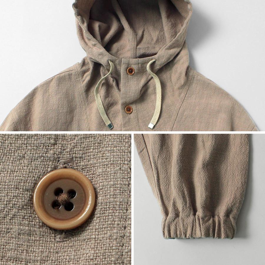 KEMA DESIGNS（ケマデザインズ） 綿麻 アンイーブン ビーチパーカ 日本製 / メンズ ラミー | kema designs | 18